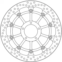 Δισκόπλακα εμπρός MOTO-MASTER HALO PRO για DUCATI MONSTER 1100 S 10 Δισκόπλακα εμπρός MOTO-MASTER HALO PRO για DUCATI MONSTER 1100 S 10