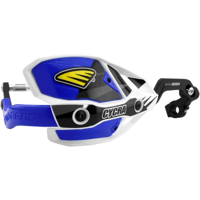 Προστατευτικές χούφτες μηχανής CYCRA ULT WHITE/BLUE