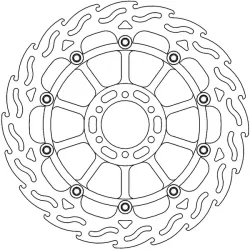 Δισκόπλακα MOTO-MASTER BRAKE ROTOR FLAME KTM DUKE 125 ABS 23