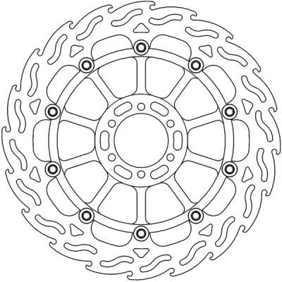 Δισκόπλακα MOTO-MASTER BRAKE ROTOR FLAME KTM DUKE 125 ABS 23