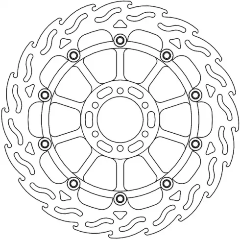 Δισκόπλακα MOTO-MASTER BRAKE ROTOR FLAME KTM DUKE 125 ABS 23 Δισκόπλακα MOTO-MASTER BRAKE ROTOR FLAME KTM DUKE 125 ABS 23