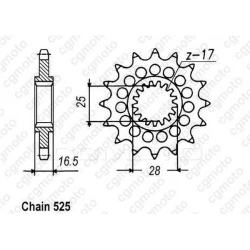 Κιτ αλυσίδα και γρανάζια REGINA KTM LC8 SUPEREND 950 Κιτ αλυσίδα και γρανάζια REGINA KTM LC8 SUPEREND 950
