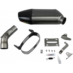 Τελικό εξάτμισης μοτοσυκλέτας AKRAPOVIC TI/CF ZX-6R 07/08 Τελικό εξάτμισης μοτοσυκλέτας AKRAPOVIC TI/CF ZX-6R 07/08