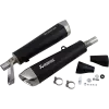 Τελικό εξάτμισης μοτοσυκλέτας AKRAPOVIC TI BK STR TWIN