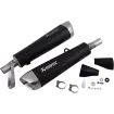 Τελικό εξάτμισης μοτοσυκλέτας AKRAPOVIC TI BK STR TWIN thumb