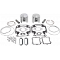 Σετ πιστόνια μοτοσυκλέτας WISECO PISTON KIT WILDCAT 700 thumb
