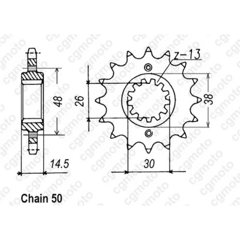 Κιτ αλυσίδα και γρανάζια REGINA για HONDA VFR800 98-01 Κιτ αλυσίδα και γρανάζια REGINA για HONDA VFR800 98-01