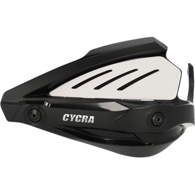 Προστατευτικές χούφτες μηχανής CYCRA VOYAGER AFRICATWIN BLACK/WHITE