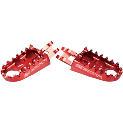 Μαρσπιέ μοτοσυκλέτας SCAR για KAWASAKI/HONDA ΚΟΚΚΙΝΟ