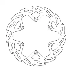 Δισκόπλακα MOTO-MASTER BRAKE ROTOR FLAME MX REAR YAMAHA YZ 250 23