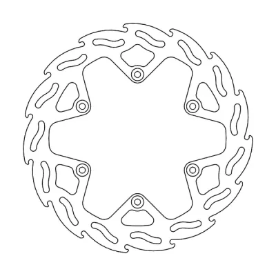 Δισκόπλακα MOTO-MASTER BRAKE ROTOR FLAME MX REAR YAMAHA YZ 250 23