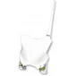 Number Plate μάσκα εμπρός CYCRA για KXF 16-18 WHITE thumb