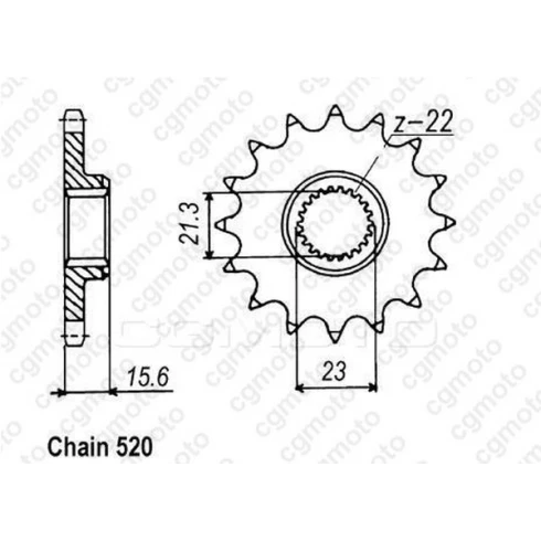 Κιτ αλυσίδα και γρανάζια REGINA για YAMAHA XTZ750 SUPTENERE 89-98 Κιτ αλυσίδα και γρανάζια REGINA για YAMAHA XTZ750 SUPTENERE 89-98