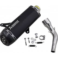 Τελικό εξάτμισης μοτοσυκλέτας AKRAPOVIC SS BLK GTS300