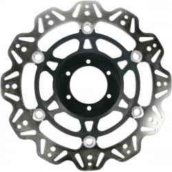 Δισκόπλακα μοτοσυκλέτας εμπρός EBC FLT VEE WAVE BLK FR VR2001BLK