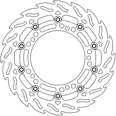 Δισκόπλακα MOTO-MASTER BRAKE ROTOR FLOAT FLAME KAWASAKI Z 400 ABS 23