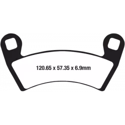 Τακάκια μοτοσυκλέτας EBC SINT R SERIES FA656R