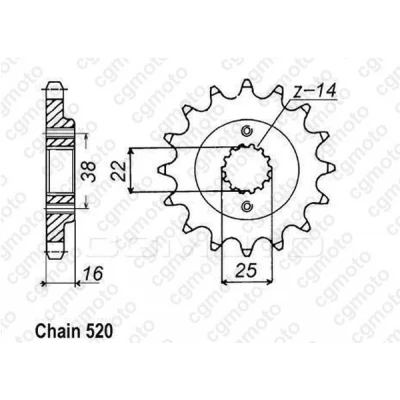 Κιτ αλυσίδα και γρανάζια κίνησης REGINA DUCATI 620 MON IE 02-03 Κιτ αλυσίδα και γρανάζια κίνησης REGINA DUCATI 620 MON IE 02-03