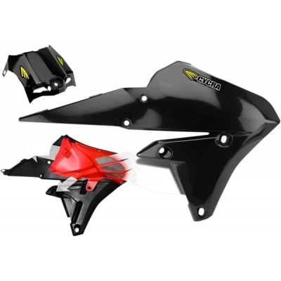 Κάλυμμα ψυγείου CYCRA YZF/WRF250 15-16 BLACK