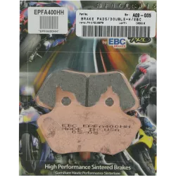 Τακάκια μοτοσυκλέτας EBC EPFA SIN EXT PRO EPFA400HH