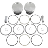 Σετ πιστόνια μοτοσυκλέτας WISECO PISTON KIT.020 EVO BT