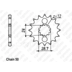 Κιτ αλυσίδα και γρανάζια REGINA για KAWASAKI ZZR1100 98-01 Κιτ αλυσίδα και γρανάζια REGINA για KAWASAKI ZZR1100 98-01