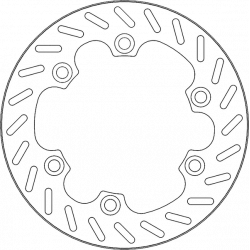 Πίσω δισκόπλακα μοτοσυκλέτας MOTO-MASTER BRAKE DISC VINT REAR HONDA CR 125 R Πίσω δισκόπλακα μοτοσυκλέτας MOTO-MASTER BRAKE DISC VINT REAR HONDA CR 125 R