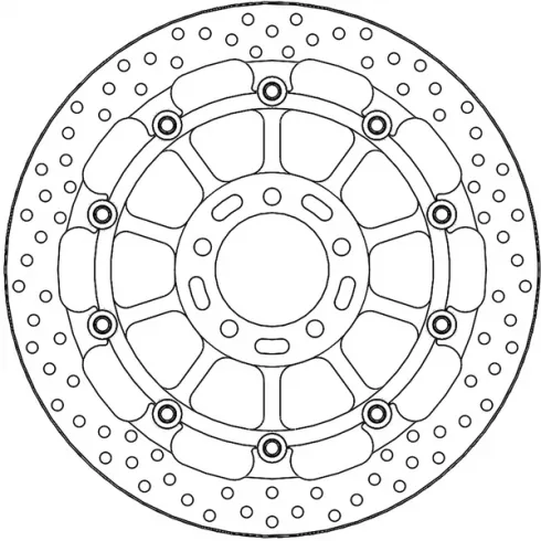 Δισκόπλακα εμπρός MOTO-MASTER BRAKE DISC FRONT HALO L/R DUCATI MULTISTRADA V4 1200 ABS 23 Δισκόπλακα εμπρός MOTO-MASTER BRAKE DISC FRONT HALO L/R DUCATI MULTISTRADA V4 1200 ABS 23