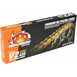 Αλυσίδα κίνησης MOTO-MASTER MX V2-420G 130 CLP. Αλυσίδα κίνησης MOTO-MASTER MX V2-420G 130 CLP.