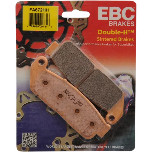 Τακάκια μοτοσυκλέτας EBC SINTERED HH FA672HH Τακάκια μοτοσυκλέτας EBC SINTERED HH FA672HH