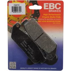 Τακάκια μοτοσυκλέτας EBC FA SER ORGANIC FA672 Τακάκια μοτοσυκλέτας EBC FA SER ORGANIC FA672
