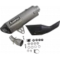 Τελικό εξάτμισης μοτοσυκλέτας AKRAPOVIC TI/CF C400X / GT thumb