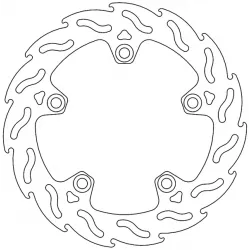 Δισκόπλακα MOTO-MASTER BRAKE ROTOR FIX FLAME YAMAHA YP 125 ABS 16-20 Δισκόπλακα MOTO-MASTER BRAKE ROTOR FIX FLAME YAMAHA YP 125 ABS 16-20