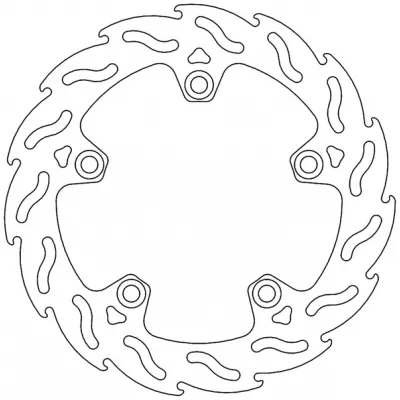 Δισκόπλακα MOTO-MASTER BRAKE ROTOR FIX FLAME BMW C EVOLUTION ABS 21