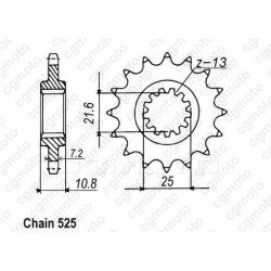 Κιτ αλυσίδα και γρανάζια REGINA για YAMAHA TDM850 96-98 Κιτ αλυσίδα και γρανάζια REGINA για YAMAHA TDM850 96-98