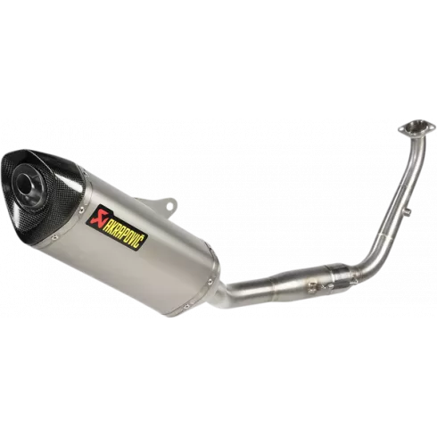Ολόκληρο σύστημα εξάτμισης AKRAPOVIC RAC TI/CF MT-125 Ολόκληρο σύστημα εξάτμισης AKRAPOVIC RAC TI/CF MT-125